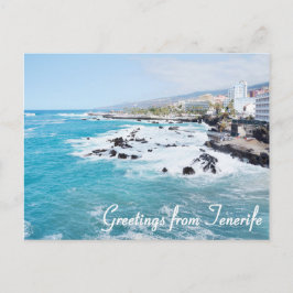 Postal Cumprimentos do cartão de Tenerife