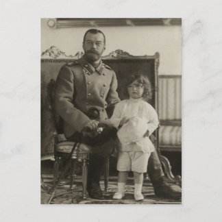 Postal Czar Nicolau, Czarevich Alexis da Rússia Cartão Po