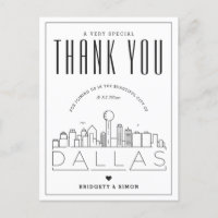 Dallas Wedding | Obrigados para o próximo! Cartão