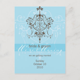 POSTAL DE ANÚNCIO NÓS ESTAMOS MOVENDO CARTÃO POSTAL: