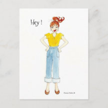 Você vai escrever, cartão postal?