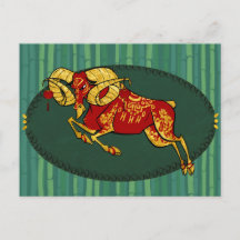 Ano do cartão da cabra