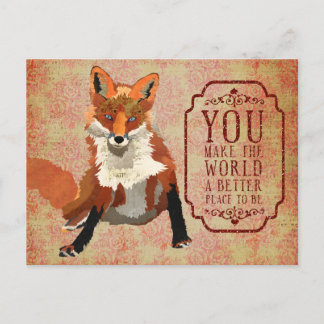 Postal De Festividades Cartão ambarino do dia dos namorados do Fox