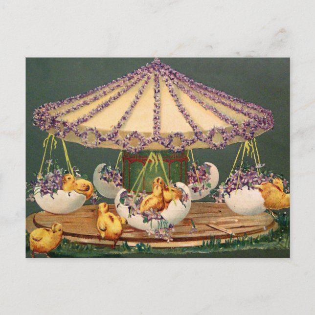 Postal De Festividades Cartão da páscoa (Frente)