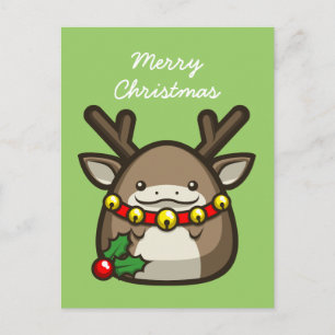 Postal De Festividades Cartão da rena