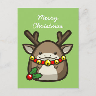 Postal De Festividades Cartão da rena