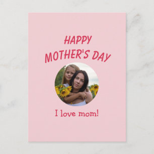 Postal De Festividades Cartão do Dia das Mães Personalizado