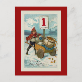 Postal De Festividades Cartão do "feliz ano novo"