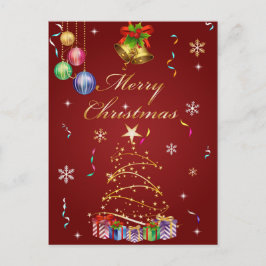 Postal De Festividades Cartão do Feliz Natal