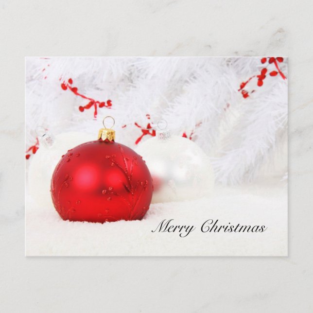 Postal De Festividades Cartão do Natal (Frente)