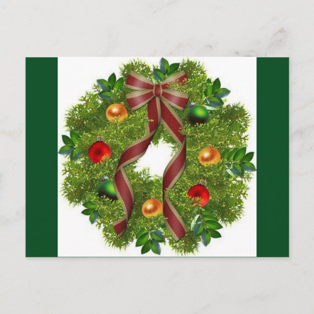 Postal De Festividades Cartão do Natal (Frente)
