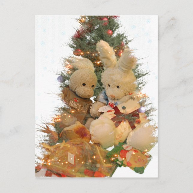 Postal De Festividades Cartão do Natal (Frente)