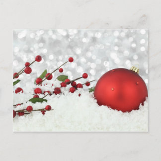 Postal De Festividades Cartão do Natal