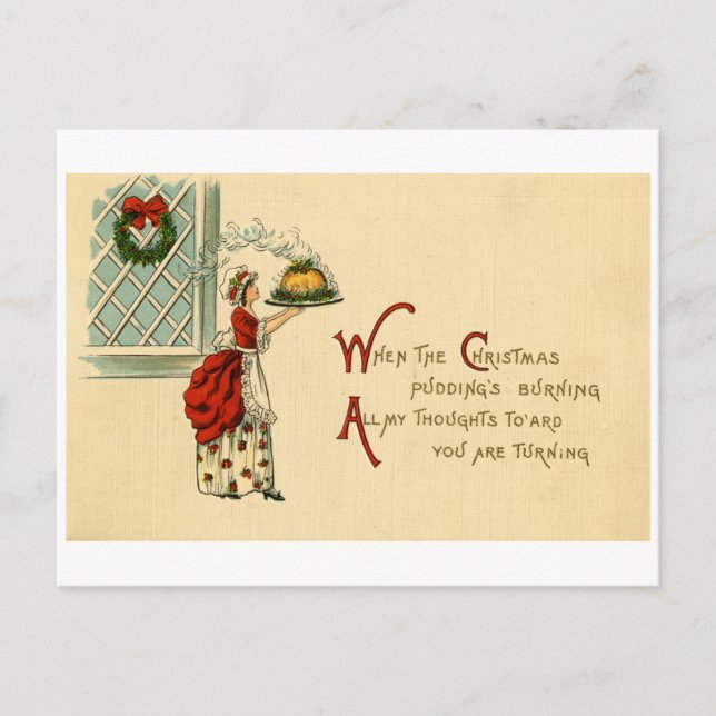 Postal De Festividades Cartão do Natal (CA 1915) (Frente)