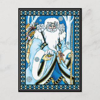 Postal De Festividades Cartão do Natal: Natal do pai com presentes