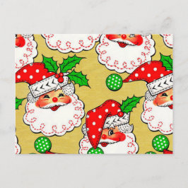 Postal De Festividades Cartão do papai noel | das bolinhas