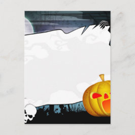 Postal De Festividades Cartão do partido do Dia das Bruxas