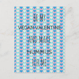 Postal De Festividades Cartão dos NAMORADOS do VEGAN para vegans