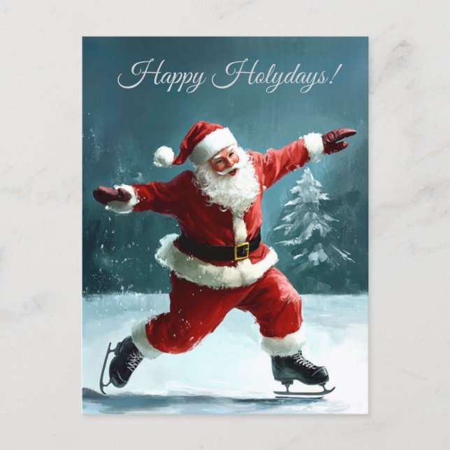 Postal De Festividades Cartão Feliz Natal. (Frente)