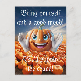 Postal De Festividades Cartão Helloween