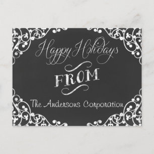 Postal De Festividades cartão incorporados do cumprimento dos feriados d