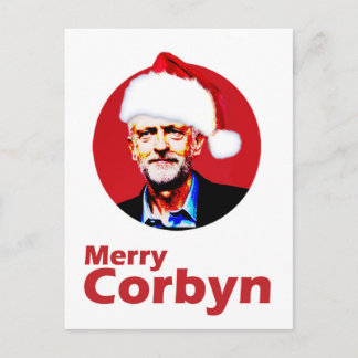 Postal De Festividades Corbyn alegre - cartão