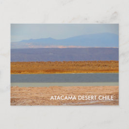 Postal Deserto de Atacama, cartão do Chile