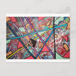 Postal Design abstrato mim cartão