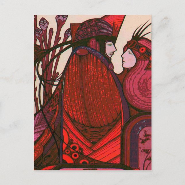 POSTAL DESIGN DE CARTÃO PARA OS AMANTES (Frente)