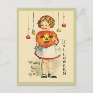 Postal Design de Vintage-Antique Halloween - Cartão posta
