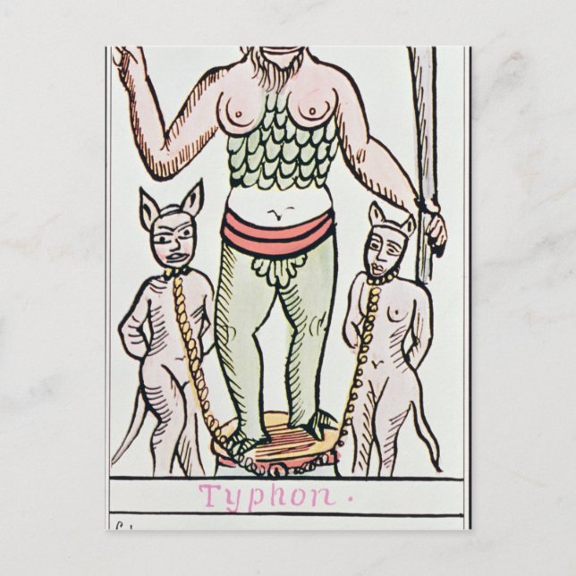Postal Destino, cartão tarot, francês (Frente)