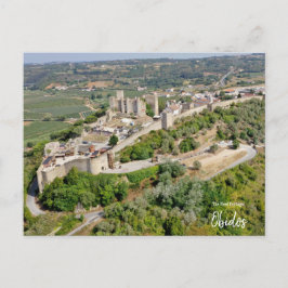 Postal Dias dos Cavaleiros - Obidos Portugal Cartão posta