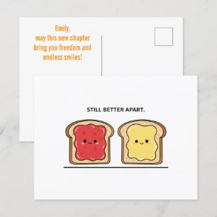 Postal Divórcio de Cartão Aparte Melhor