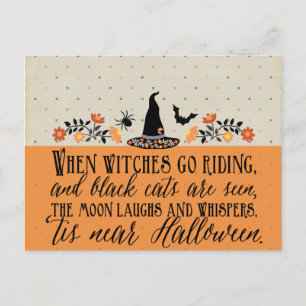Postal 'É Perto Do Cartão De Halloween
