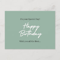 É Seu Dia Especial – Cartão de Aniversário Feliz