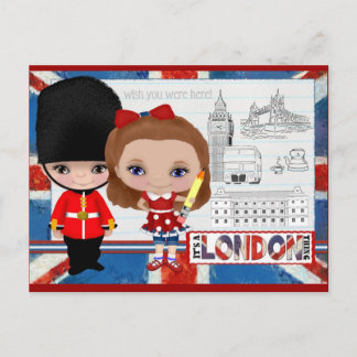 Postal É um cartão da coisa de Londres