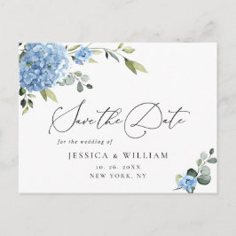 Postal Elegante cartão de salvar a data de casamento com