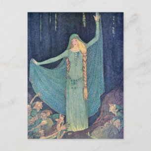 Postal Elenore Abbott Os Dois Kings Filhos Cartão