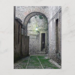 Postal Entrada no cartão de Erice Sicília