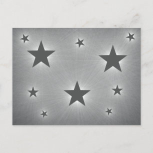 Postal Estrelas no cartão do céu nocturno, obscuridade