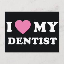 Postal Eu Amo O Meu Cartão Dentista