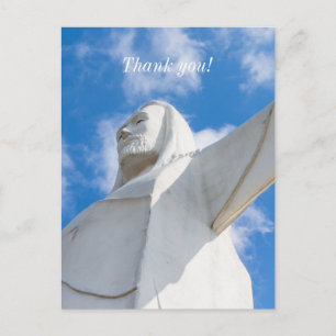 Postal Eu Estou Aqui Cartão de Obrigado