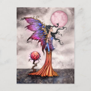 Postal Fae Abigail Fairy Fantasy Art Cartão