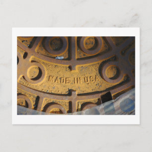 Postal Feito no cartão dos EUA