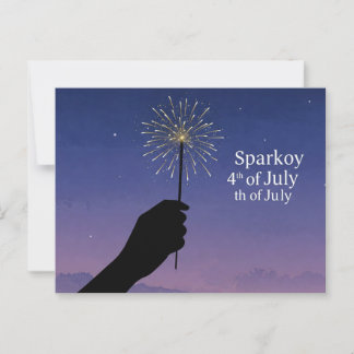 Postal Feliz 4 de julho Patas pela Liberdade Cartão Posta