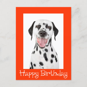 Postal Feliz Aniversário, Cartão de Posto para Cachorros