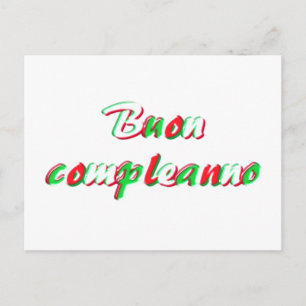 Postal Feliz cartão de aniversário