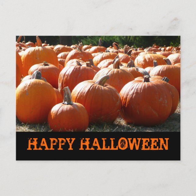 Postal Feliz Cartão de Bombeiros de Halloween (Frente)