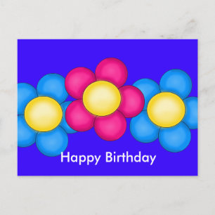 Postal Feliz, Cartão de Posto de Aniversário