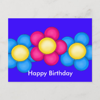 Postal Feliz, Cartão de Posto de Aniversário